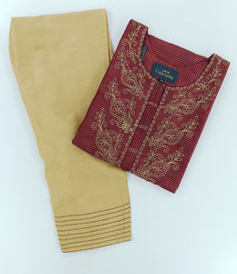 Cotton Kurties With Pant D.no. 220389  (25% discount)