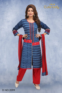 Cotton Suit D.No.2099  ( 25% DISCOUNT)