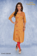 Load image into Gallery viewer, Cotton Kurties  D.no. 220330 (25% discount)
