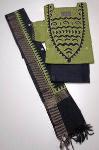 Cotton Applique Work D.no. 3930