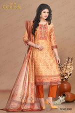 Load image into Gallery viewer, Chanderi Hand Work Embroidery D.no. 3981
