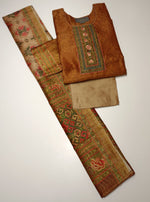 Load image into Gallery viewer, Chanderi  Embroidered Suit D.no. 4043
