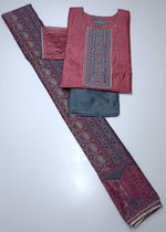Load image into Gallery viewer, Chanderi  Embroidered Suit D.no. 4082
