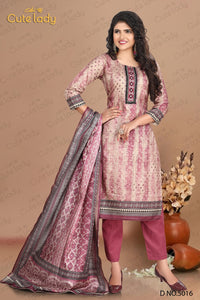 Chanderi  Embroidered Suit D.no. 5016