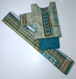 Load image into Gallery viewer, Chanderi  Embroidered Suit D.no. 5016
