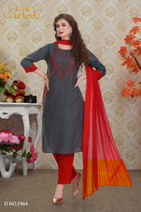 Cotton Fine Embroidery work  D.no. 5464