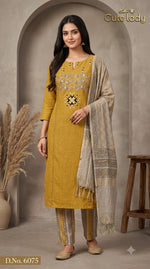 Load image into Gallery viewer, South Cotton With Traditional Print Bottom - 6075
