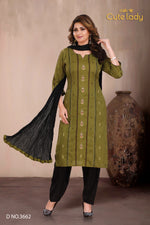 Load image into Gallery viewer, Cotton Embroidered Suit D.no.3662
